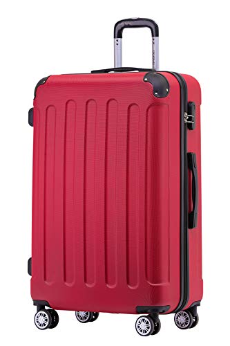 BEIBYE Zwillingsrollen Hardcase Reisekoffer Koffer Trolleys Hartschale in XL-L-M in 14 Farben (Rot,...