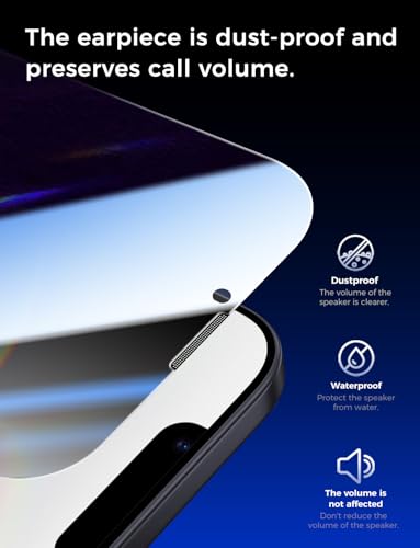 Image of MAGIC JOHN for iPhone 16e Privacy Tempered glass Screen Protector 6.1 inch
