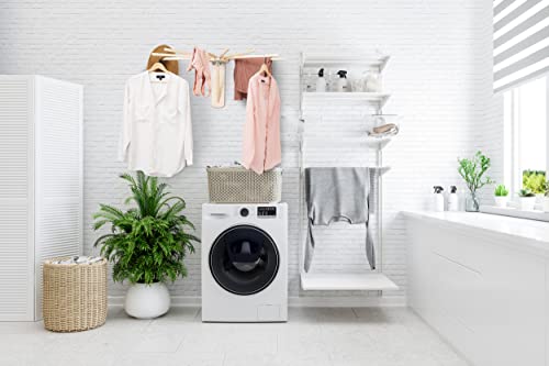 Pennsylvania-Woodworks-Wall-Mounted-Clothes-Drying-Rack-Heavy-Duty-Collapsible-Laundry-Rack-for-Drying-Clothes-Solid-Maple-Hardwood-Foldable-Drying-Rack-Made-in-The-USA-Small Pennsylvania Woodworks Wall Mounted Clothes Drying Rack Heavy Duty Collapsible Laundry Rack for Drying Clothes Solid Maple Hardwood Foldable Drying Rack Made in The USA Small