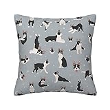 Multifonction : cette housse de coussin en velours côtelé est une décoration parfaite à l'intérieur et à l'extérieur, peut être utilisée pour canapé, chaise, jardin, canapé, voiture, lit, bureau, etc.