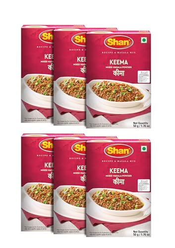 Shan Keema Masala Seasoning Mix (50g) Pack of 6