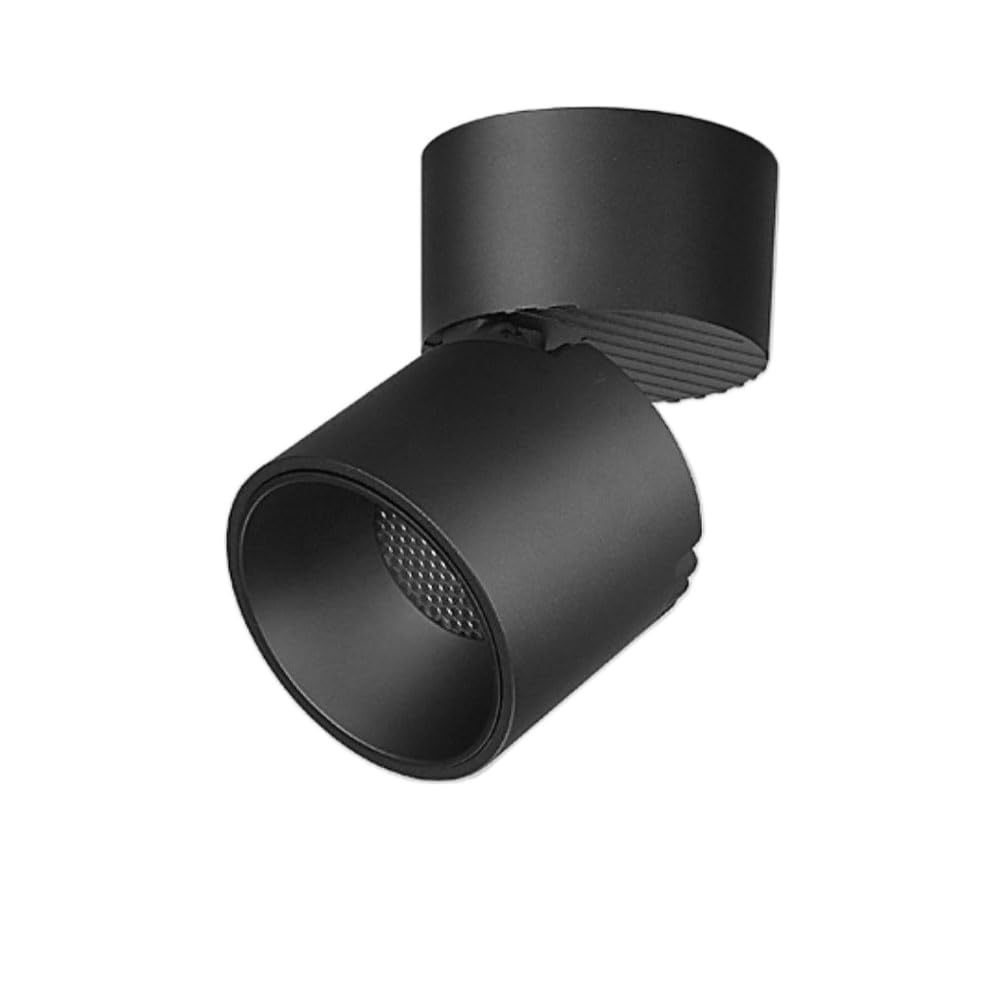 Nowoczesny okrągły sufitowy reflektor LED SpotlightSurface Mount White Sufitowy reflektor Cylinder Akcent Spot Light Regulowany Spot Light Fixture 7w Salon,Światło ciemne-neutralne 4000K