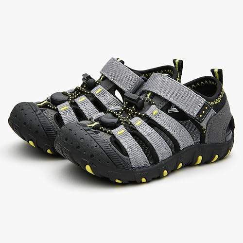 Image of Weestep Toddler Little Kid Boys and Girls Close Toe Hook Loop Sandal