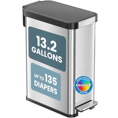 iTouchless 13 Gallon Step Diaper Pail