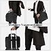 MATEIN Laptoptasche 15 Zoll, Laptoptasche 16 Zoll wasserdicht, Aktentasche mit schultergurt, Laptop Bag für herren, Notebook Tasche für reise, Aktentasche Herren für business schule, Schwarz