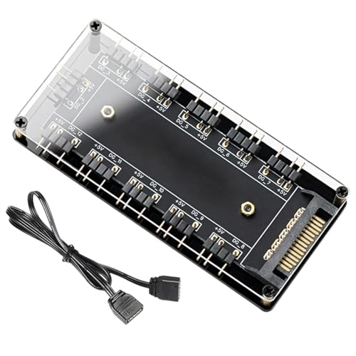 Accesorios De Computadora, Hardware, De Enfriamiento De PC Con Luces Rgb, Gestión De Tiras De Luz De Hardware De Juego, Controlador De Luz De Ventilador, Configuración