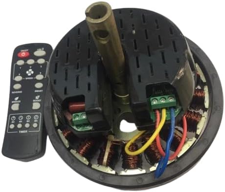 RadioVision BLDC Smart Cieling Fan Conversion Kit, 1200mm, 27W, 375 CFM, 90-300V AC, 5 Speeds, Infrared Remote, 4 Timer Settings, Copper Coil, 2-Pin Connector