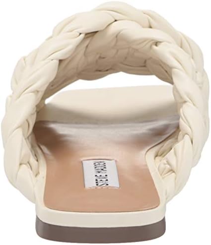 Steve Madden Women's Marina Flat Sandal, Off White, 6 | Image 2