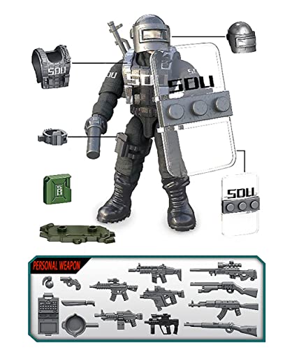 Yomytupme Special Forces Mini Military Action Figures With Weapons And Accessories, Soldier Special Forces Army Action Figures Playset (822 Flying Tigers) #TOP6