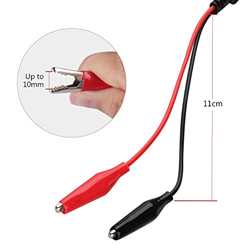 Oscilloscope Probes - BNC to Alligator Clips, Mini Test Clips & BNC Cables (3 Pack)