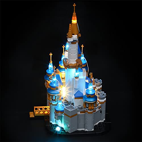 BSSW LED Lichtset für Lego 40478 Disney Mini Castle Set, Lego 40478 kompatibel, Set ohne Lego – Bild 3