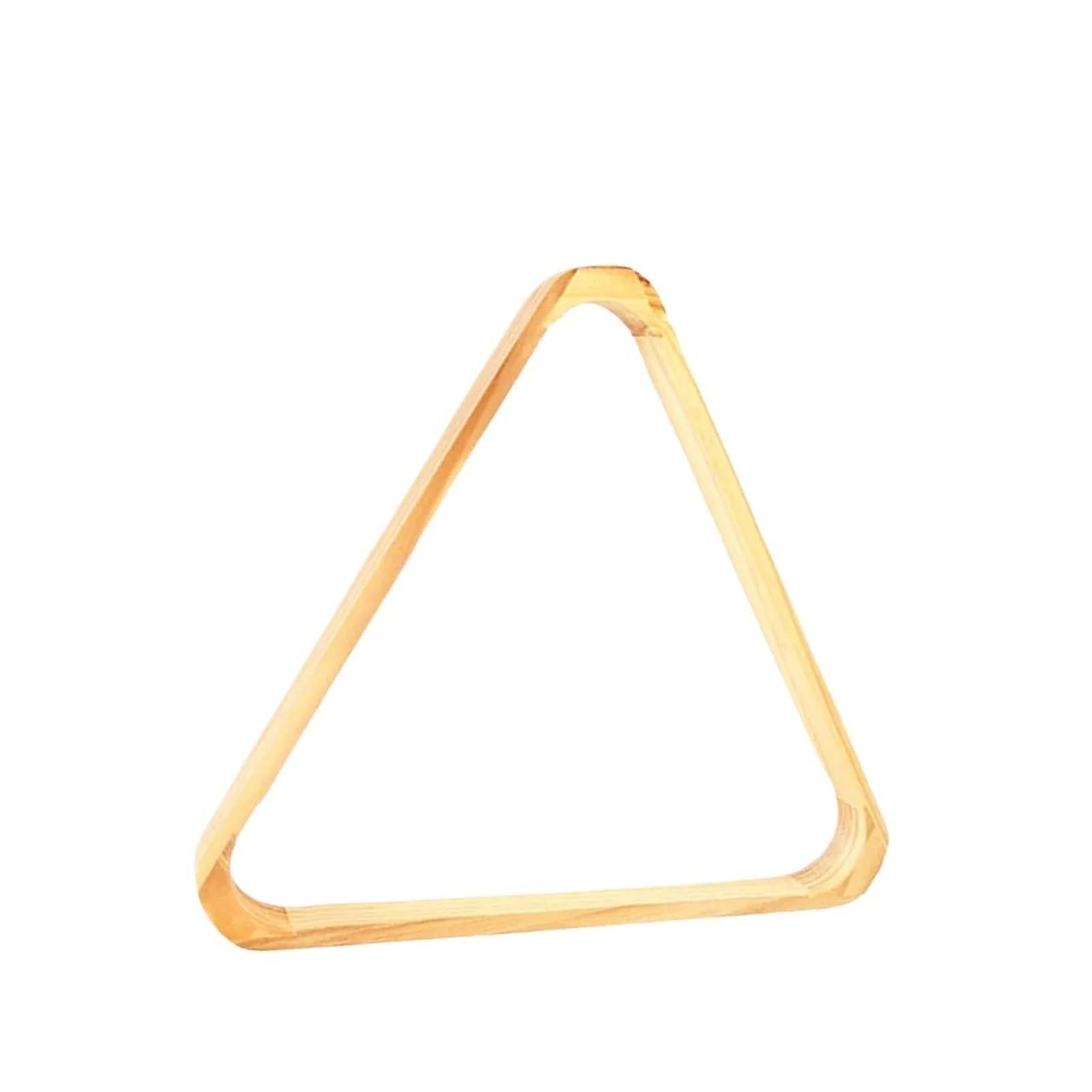 LuoAXINN Billiard Triangle Triangle Billiard Tripod Rack Wooden Snooker Ball Holder Frame for Pool Tables Clutter Free Storage Design