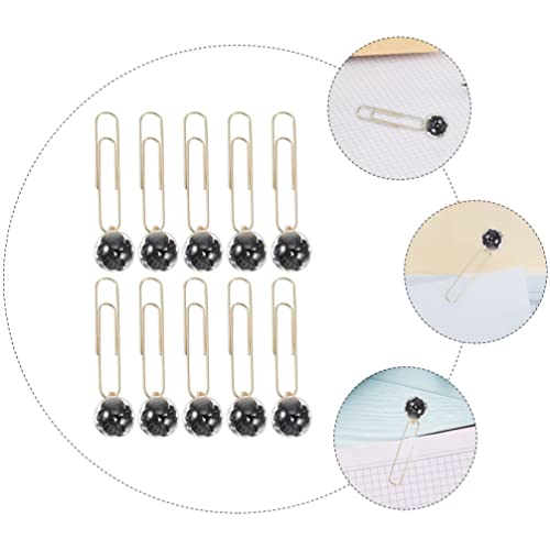 10 Pcs Clipe De Papel Arquivar Documentos Papel Marcadores De Clipes De Papel Clipes De Papel Bonito