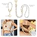 Crystal Phone Strap Crossbody and Wrist Lanyard, Anti Theft Layered Strap Crossbody & Wrist Strap Cell Phone Neck for Women (Colour)