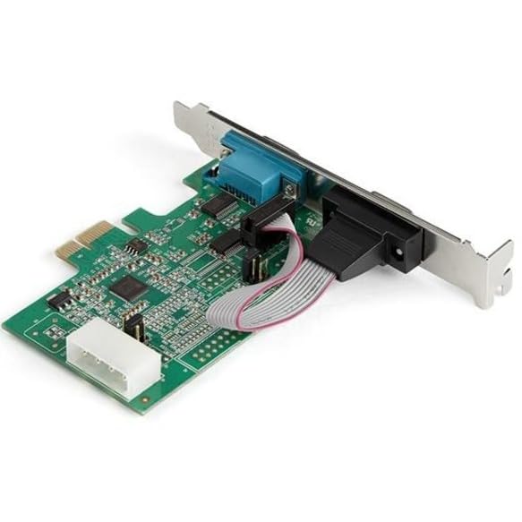 Image of StarTech 2-Port PCI Express RS232 Serial Adapter Card, TAA (PEX2S953)