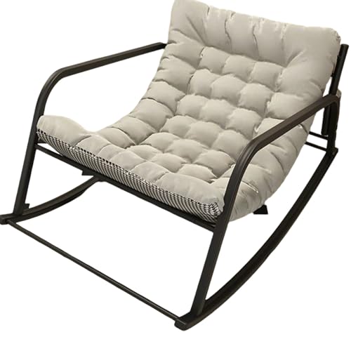 HUAYUSEDF Sillón puf Minimalista de Estilo Italiano con Rayas Grises para Sala de Estar, Dormitorio, salón, sillón Informal, balcón, sofá Creativo