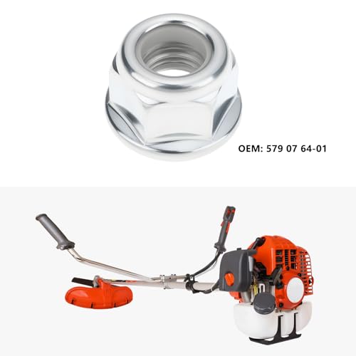 LT Easiyl 4 x Motorsensen-Klingenmutter M12 x 1,75 Linksgewinde 579 07 64–01, kompatibel mit Husqvarna 143R II