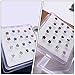 Happyyami Nose Piercings Kit 20pcs Nose Studs Rings Fashion Jewelry for Family Friends