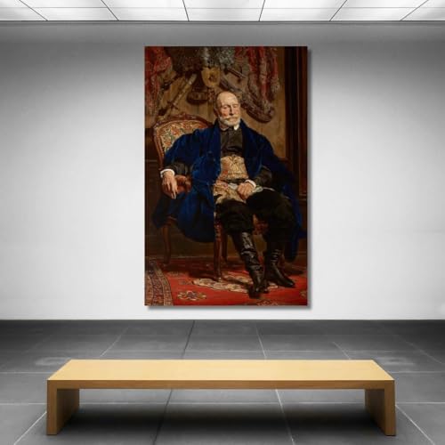 Tableau Jan Matejko Portrait de Piotr Moszynski pour deco bureau elegante