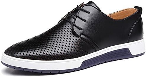 ZZHAP Men's Casual Oxford Shoes Breathable Flat Fashion Sneakers
