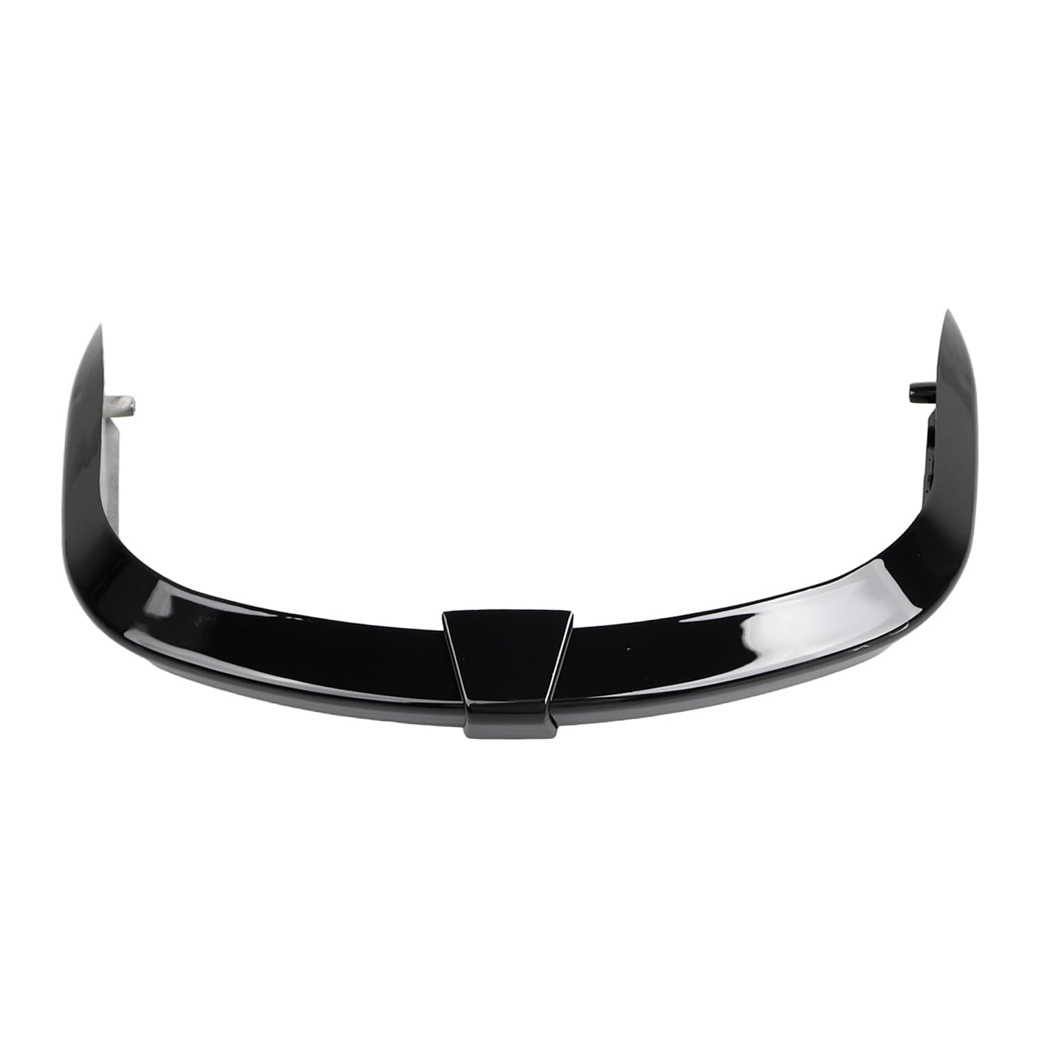 ABS Rear Fender Edge Trim Tip Trailing Compatible with Harley Softail Deluxe FLSTN Models 2005-2017,Vivid Black