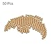 uxcell 50pcs Precision Solid Brass Bearing Balls 4.5mm Industrial Brass Ball Spheres for Machinery, Automotive, and DIY