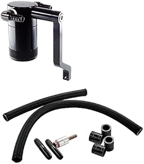UPR Billet Pro-Series Oil Catch Can 6.4 HEMI Technology Challenger Charger 300 (Non-Shaker) - Free Continental Insta-Grip Braided Hoses Upgrade