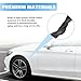 FALVFUN Car Wheel Eyebrow Arch Trim Lips Strip, 33FT Rubber Vehicle Wheel Eyebrow Sticker Protector, Self-Adhesive Auto Exterior Tire Arch Protective Accessories, Universal for SUV RV Truck