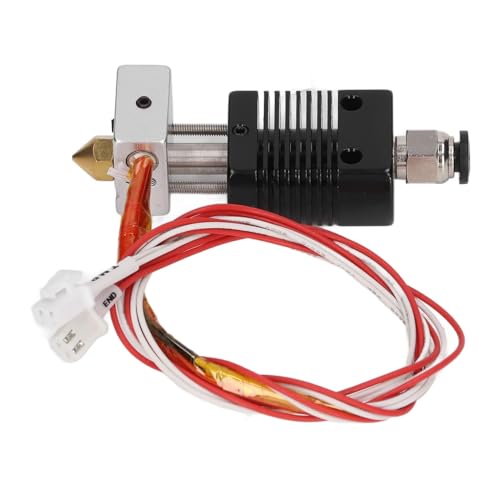 24V 40W Heating Tube 0.4mm Nozzle Aluminum Block Kit with Heat Sink, Easy Connection for Anet ET4, Anet ET4 PRO