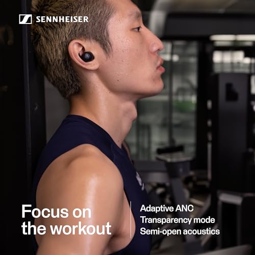 Image of Sennheiser Momentum Sport (Olive) Earbuds with Crystal-Clear Sound and Adaptive ANC Bundle with Polar Vantage V3 Sport Watch with GPS, Heart Rate Monitor, and Extended Battery Life