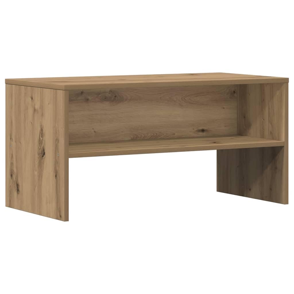vidaXL Szafka TV, dąb artisan, 80x40x40 cm, materiał drewnopochodny