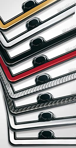 Weathertech 8ALPCC1 Clearcover License Plate Cover And Frame, Red thumb #7