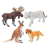 ❤Partido ideal o regalo de cumpleaños fijado para un animal temático. Los juguetes animales de la historieta son grandes para los favores del partido, propósitos educativos, juegos del partido de cumpleaños, decoración del partido.