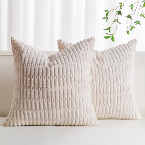 Corduroy Decorative Throw Pillow Covers