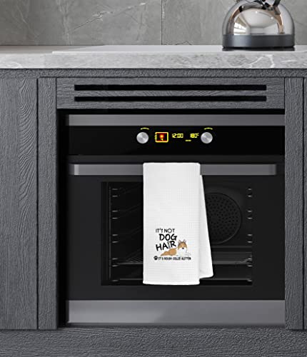 It's Not Dog Hair It's Rough Collie Glitter Kitchen Towels Dishcloths 24"X16",Funny Puppy Dog Dish Towels Bath Towels Hand Towels,Gifts For Dog Lovers Girls Women,Rough Collie Mom Gifts #TOP1