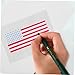 jojofuny 4pcs American Element Stencil for Wall Painting Features USA Flag Heart Flag and USA Map Designs Reusable Crafting Tool for Decor