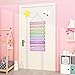 Pink Room Decor for Teen Girls Aesthetic, Cute Bedroom Wall Decor for Baby Girl, Boho Rainbow Wall Art Signs, Trendy Stuff Decorations for Kids Nursery Bed Room Dorm Classroom Bathroom