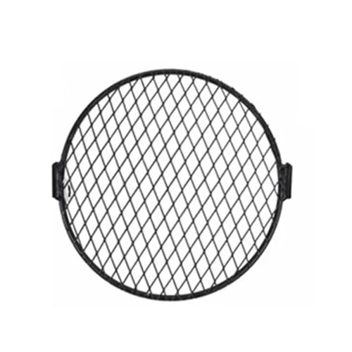 Grille de phare moto contre les impacts de gravillons : couvercle rond universel 6,3 pouces