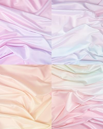 Image of xo, Fetti Pastel Gradient Washable Tablecloth - 9 ft. | Birthday Party Decorations, Bachelorette Party Supplies, Rainbow Baby Shower, Pastel Preppy, Tableware