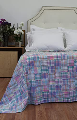 CGG Home Fashions Madras Multi Bedspread Twin