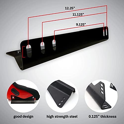 Invictus Side Mount Brackets For Bucket Race Seats (Black Pack Of 2) #TOP2