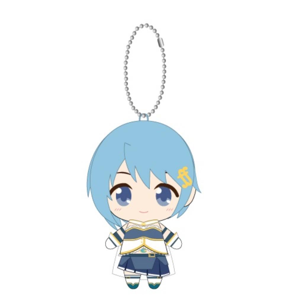 Bandai Namco Nui Madoka Magica Miki Sayaka Plush Mascot Ball Chain 4.7in
