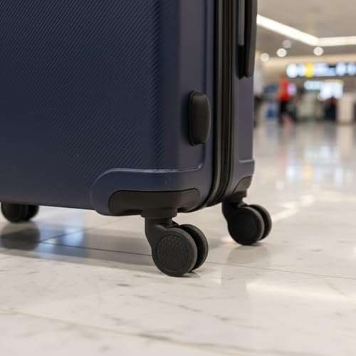 Image of 1Pair Replacement Plastic Stud Luggage Feet Pads Baggage Replacement Stud Foot Black Feet Pads for Luggage Bags Suitcase Stand Feet for All Suitcase Luggage and Travel Gear Travel Accessories