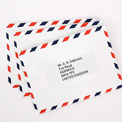 Blank Labels Address Mailing Shipping Labels, 2-5/8" X 1" (2.625 X 1) Permanent White Matte Label, Inkjet And Laser Printer Guaranteed Made In Usa, 30 Labels Per Sheet,- 200 Sheets - 6000 Labels #TOP6