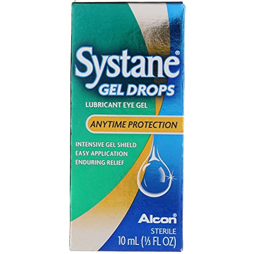 Systane Gel Drops Lubricant Eye Gel Anytime Protection 10mL Each (Pack of 4)