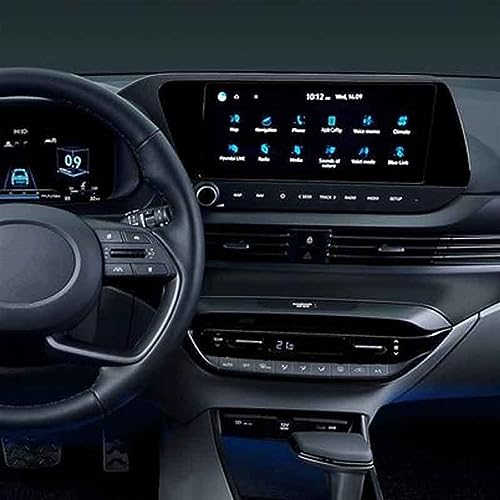Film protecteur d'écran en verre trempé pour voyager en Hyundai Bayon autoradio GPS 10,25