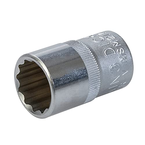 King Dick Socket 1/2" SD Metric 17mm (HSM217), Steel