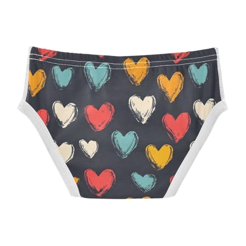 Colorful Heart Valentine Toddler Boy's Underwear 2T 202c00962