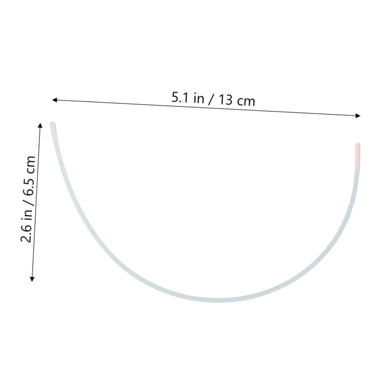 Housoutil Replacement Metal Underwire for Bras 36 Bra Wire Insert Bra Support Accessory Metal Rings DIY Lingerie Sewing