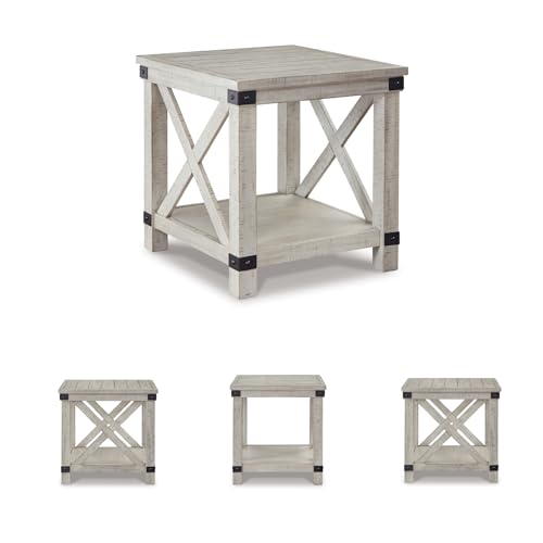 Signature Design by Ashley Carynhurst End Side Table, Farmhouse Whitewash - image 4
